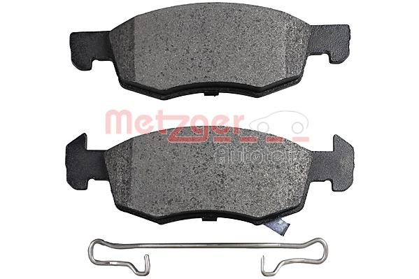 METZGER 1170859 Bremsbelagsatz, Scheibenbremse